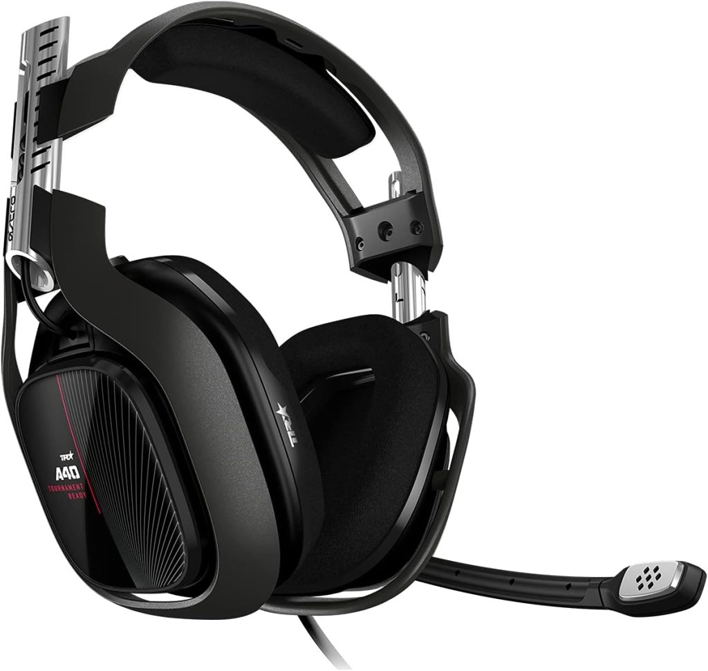 ASTRO Gaming A40 TR wired headset with Astro Audio V2, compatible with Xbox Series X | S, Xbox One, PC, and Mac.

